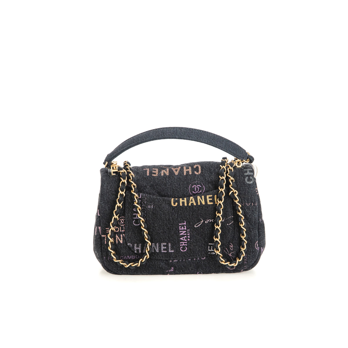 Denim Flap Bag