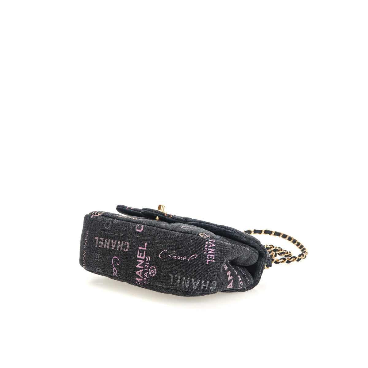 Denim Flap Bag