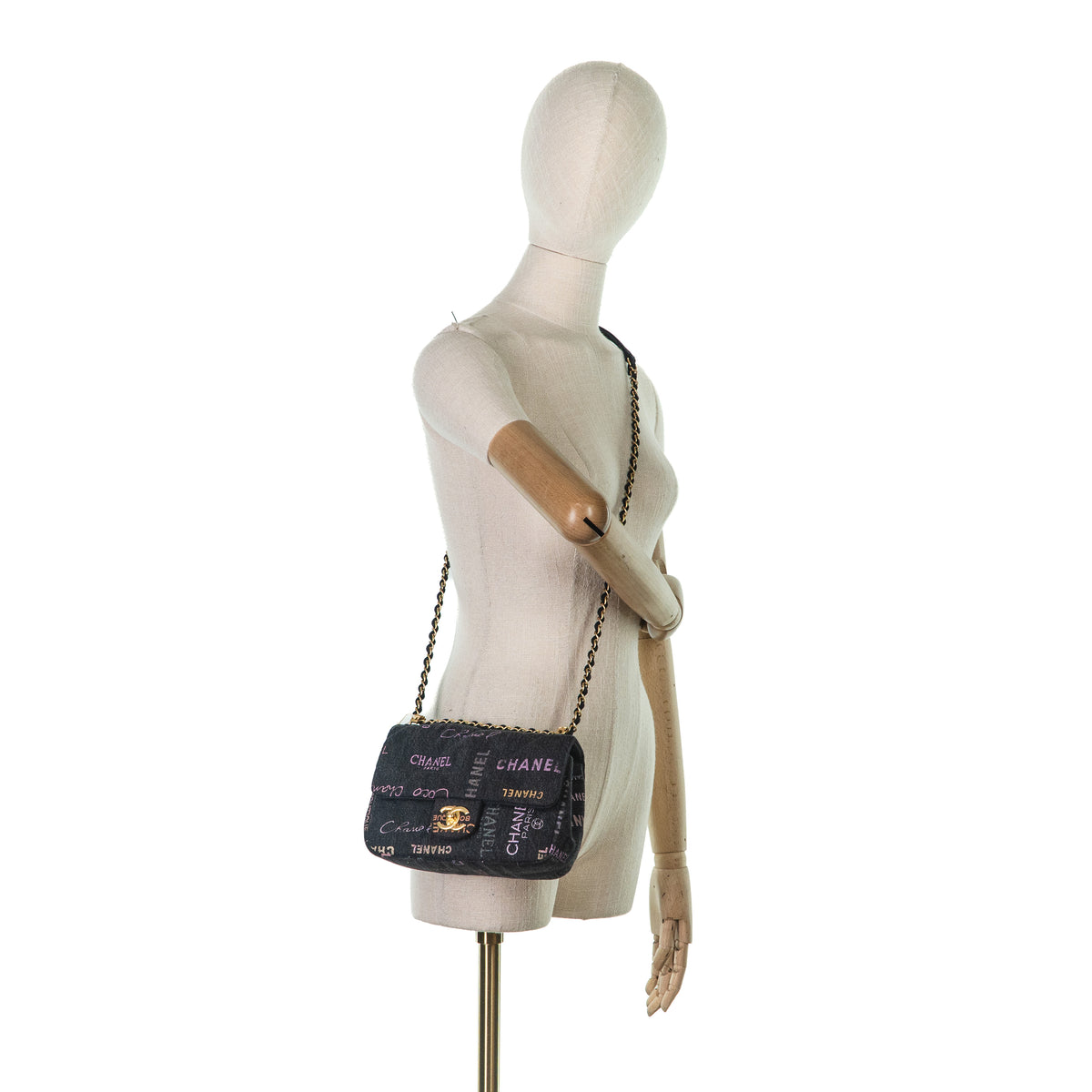 Denim Flap Bag