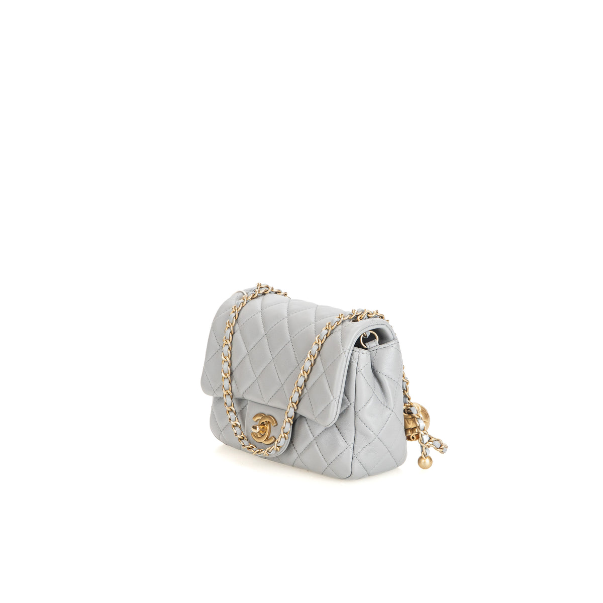 Mini Pearl Crush Flap Bag