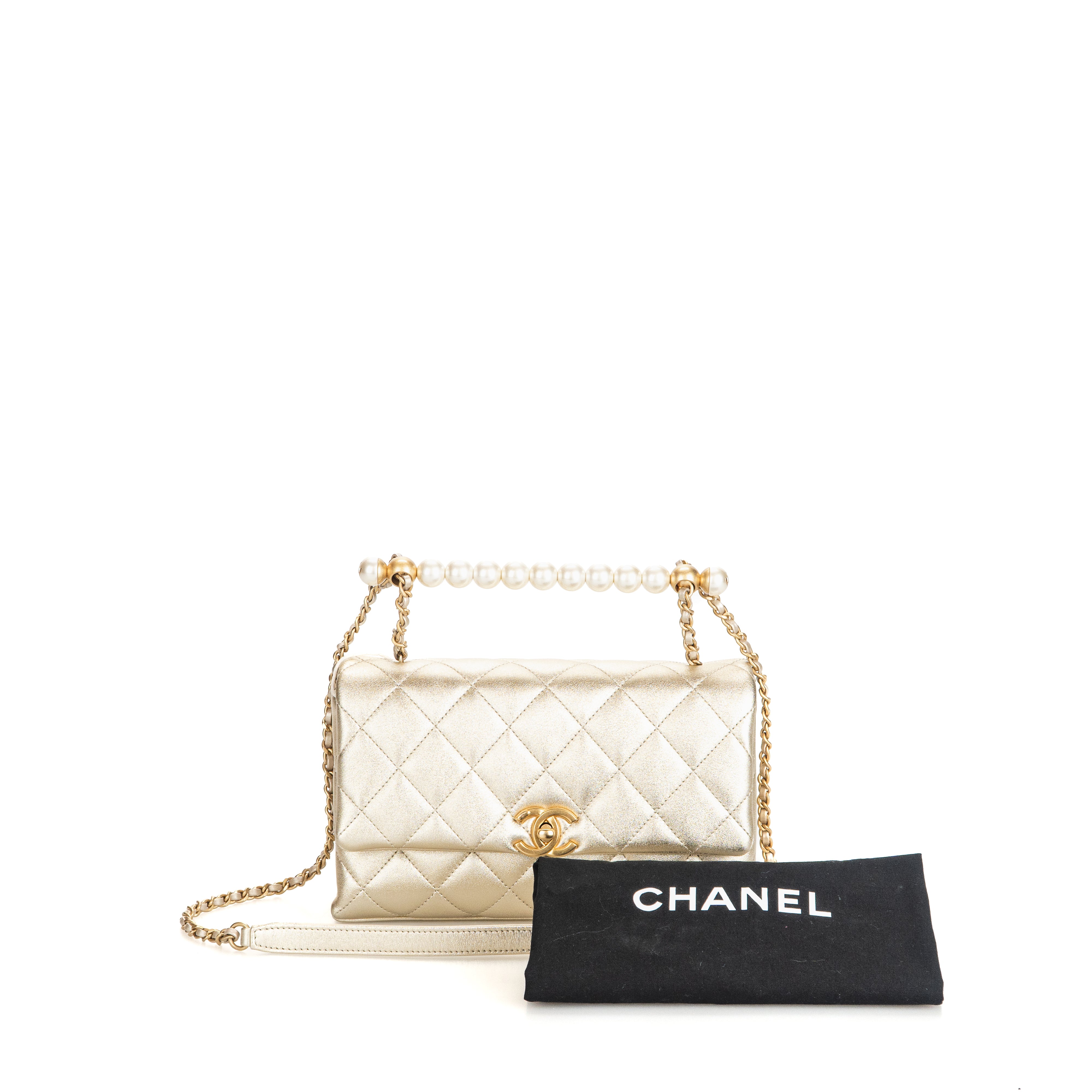 Pearl Flap Bag