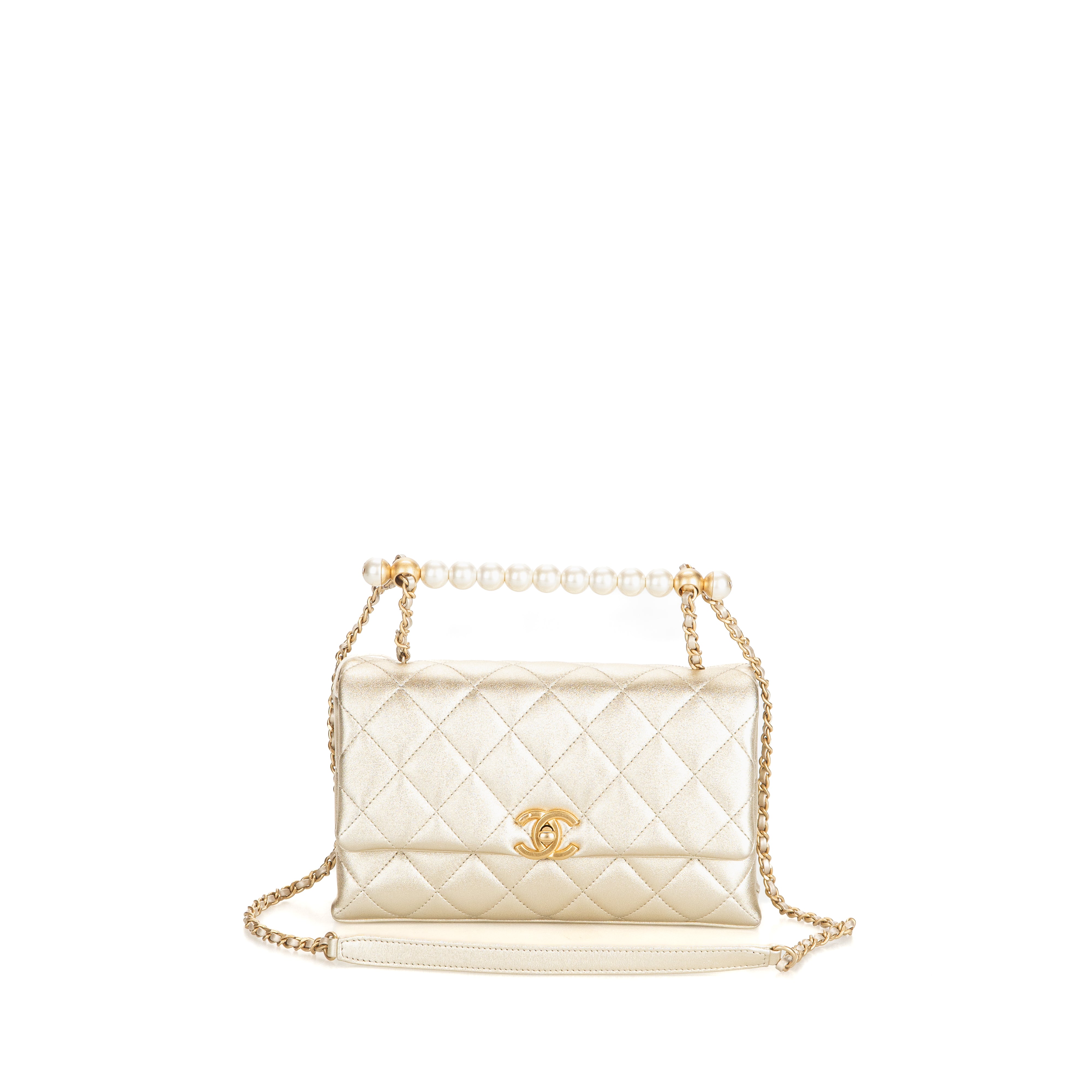 Pearl Flap Bag