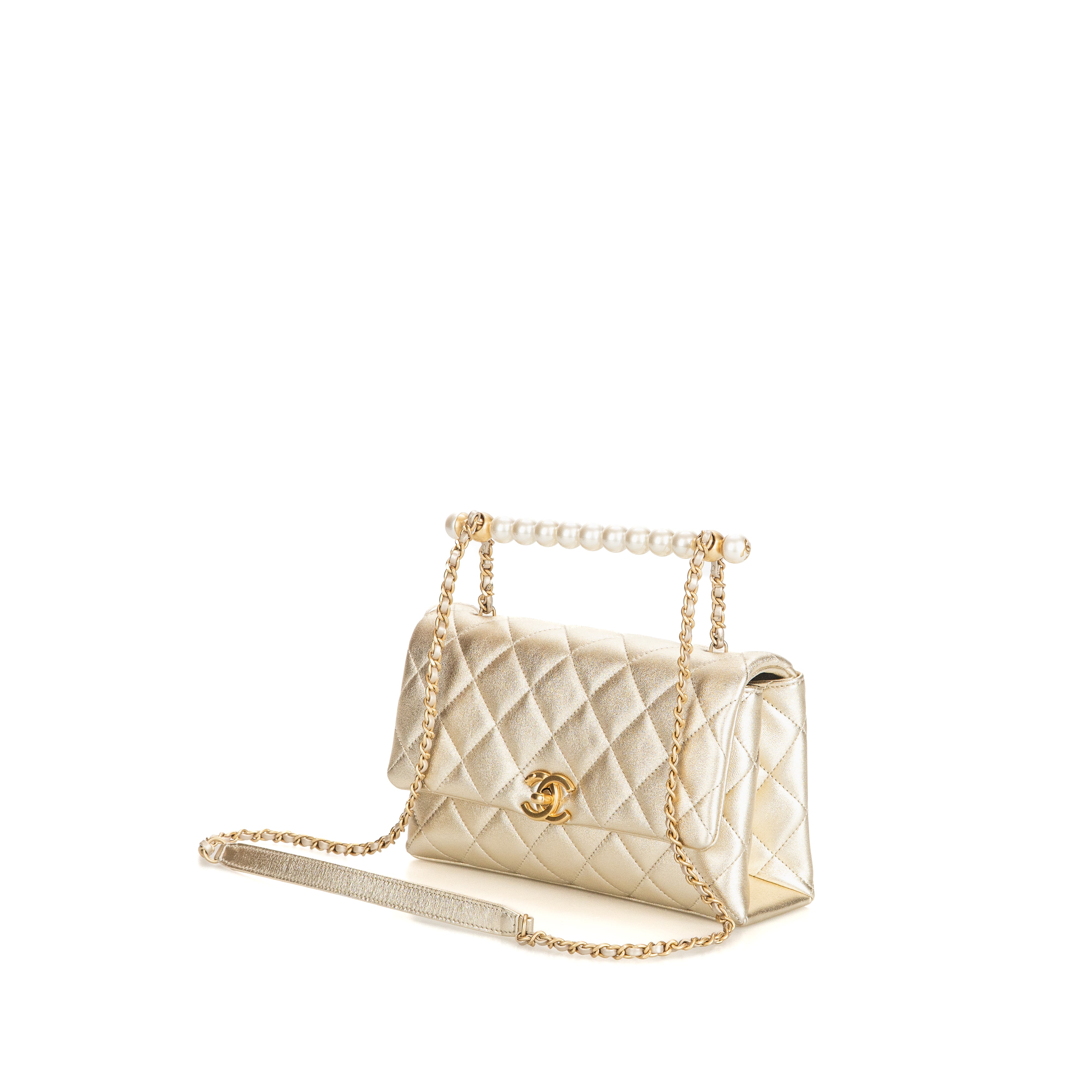 Pearl Flap Bag