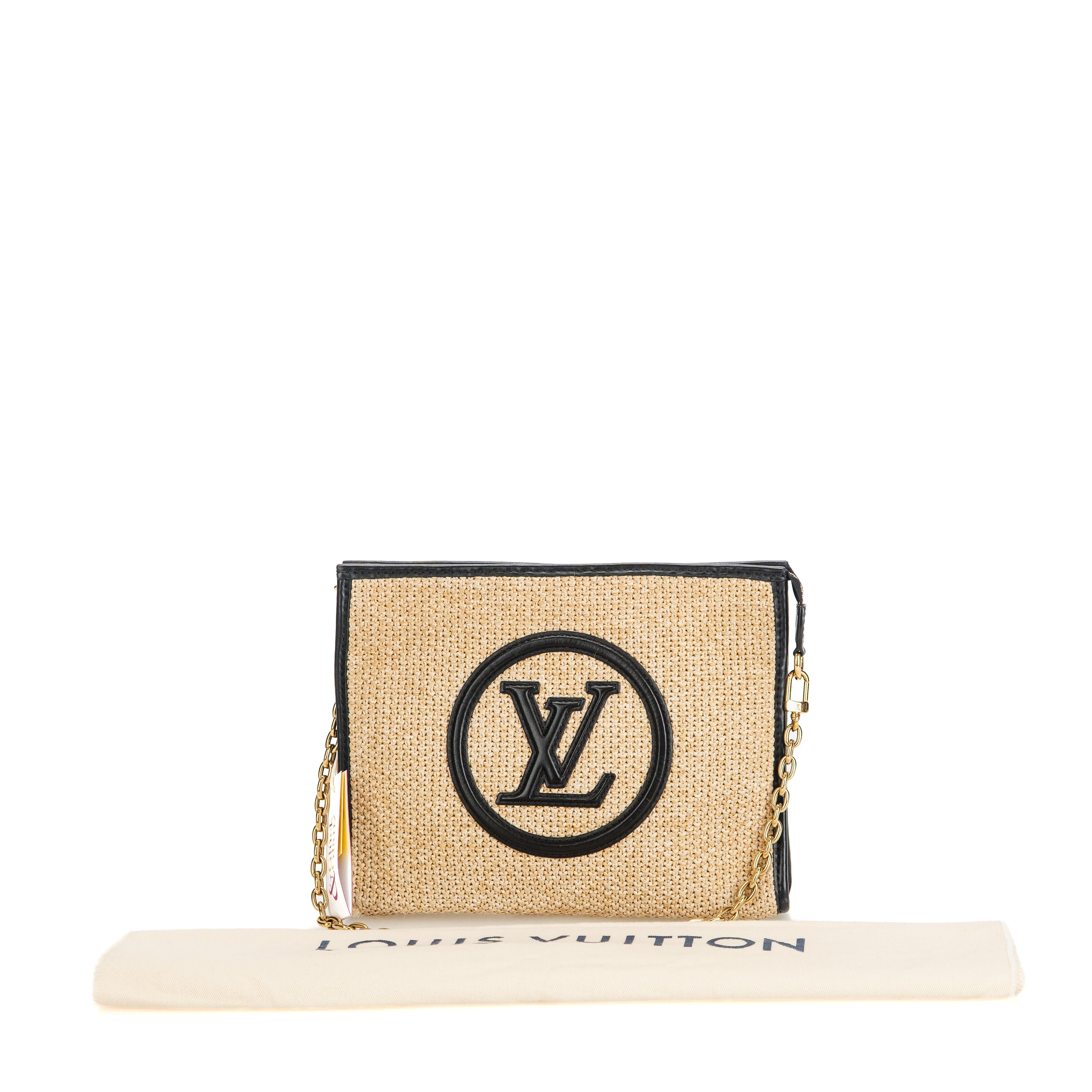Louis Vuitton - Raffia Clutch – Glück & Glanz CGN GmbH