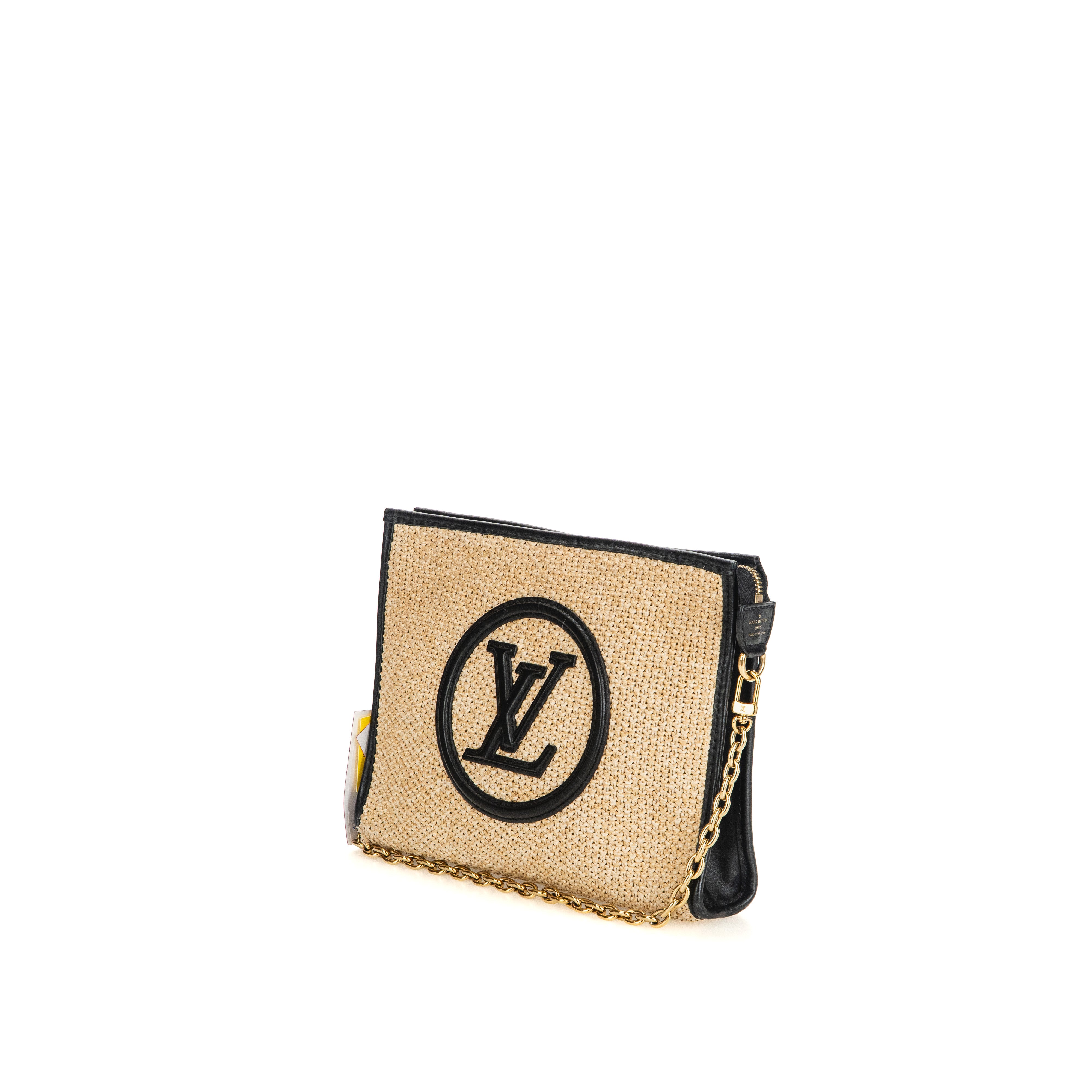 Raffia Clutch