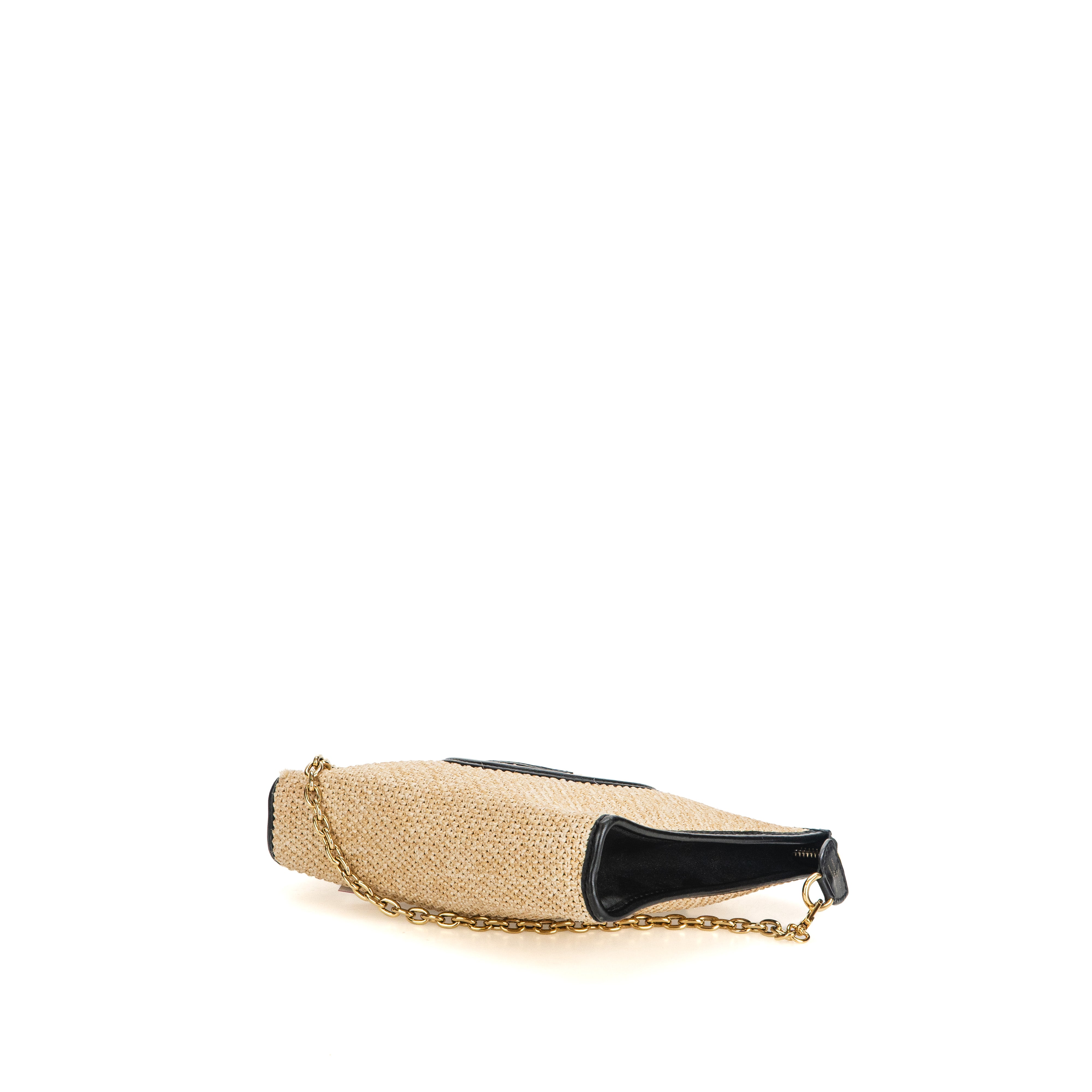 Raffia Clutch
