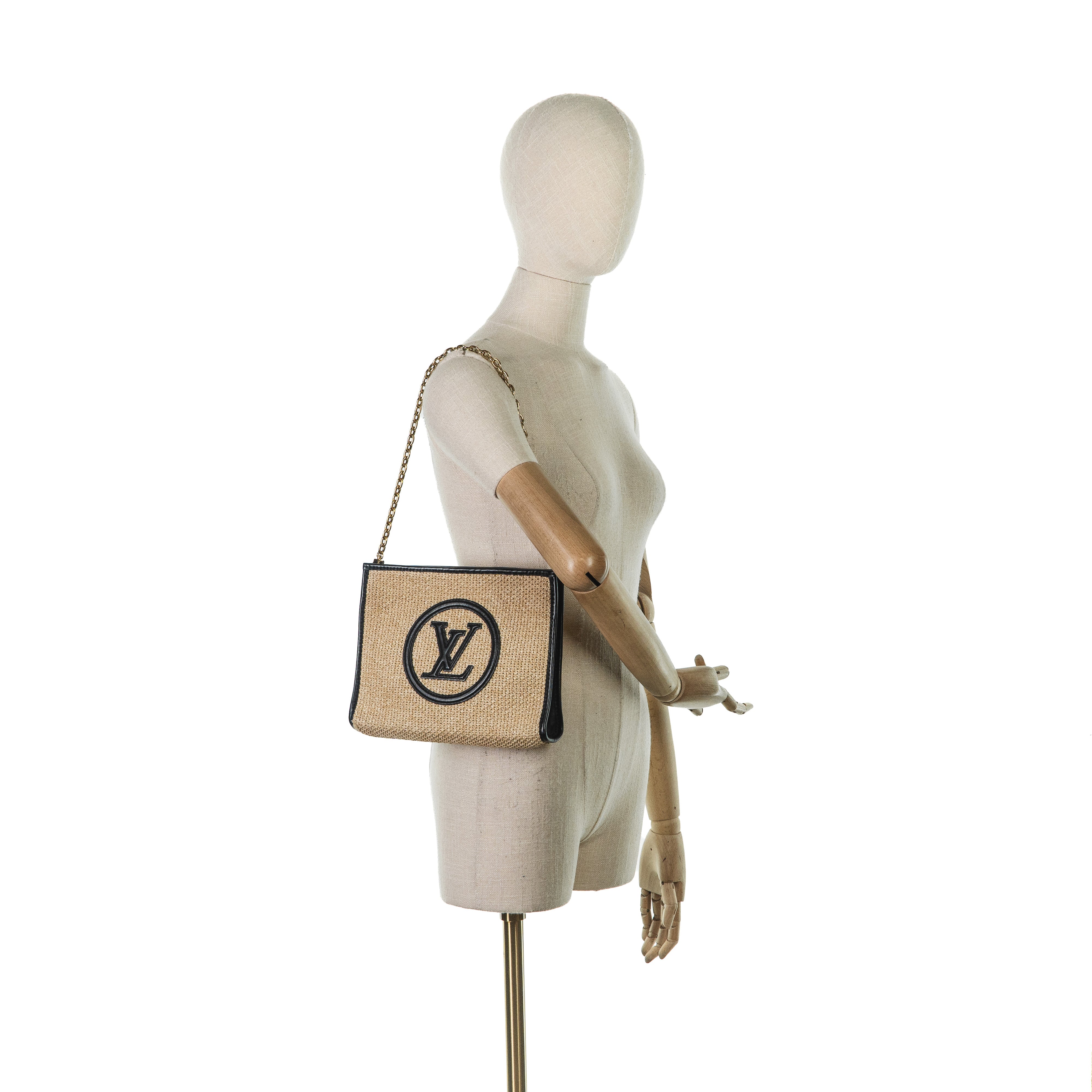 Raffia Clutch