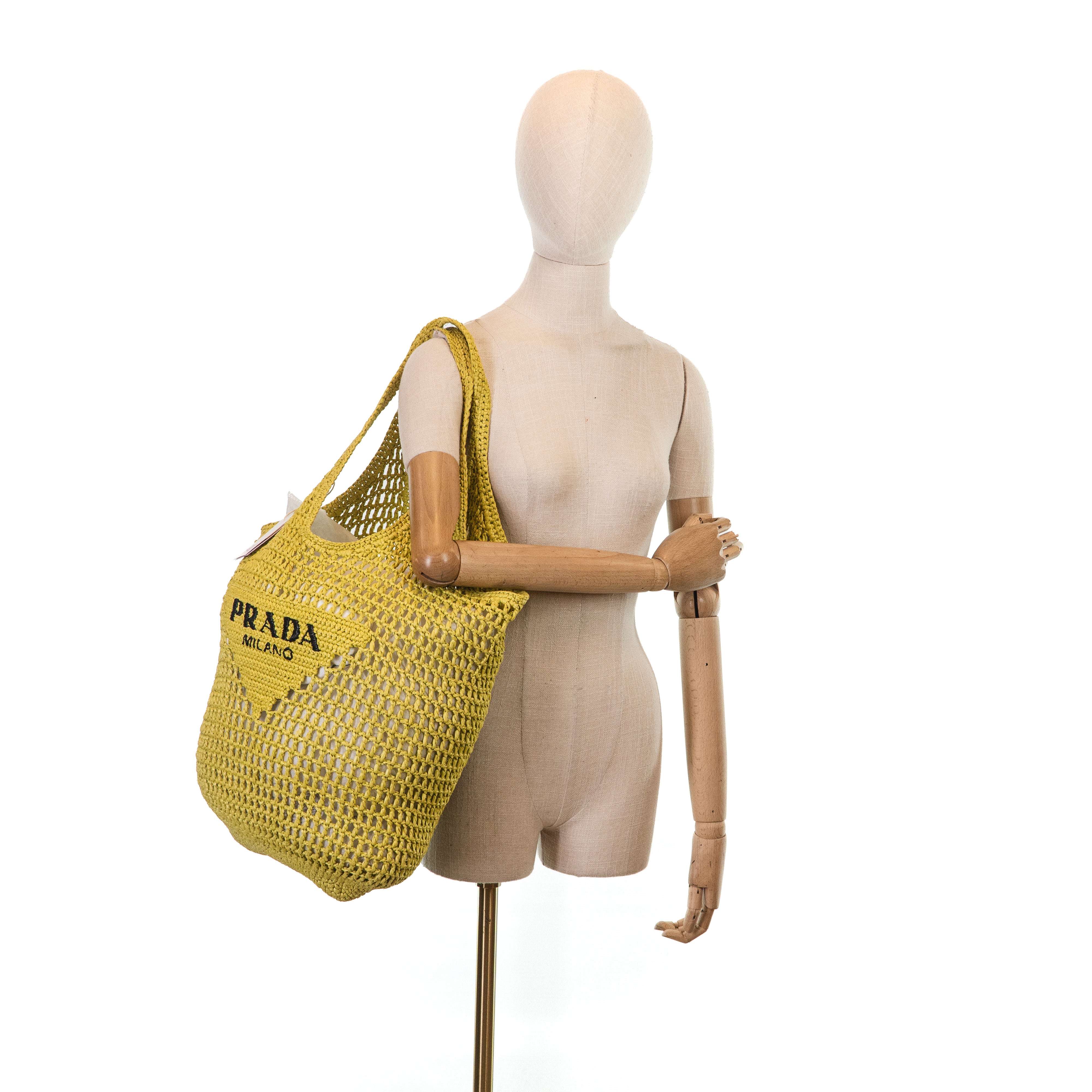 Crochet Raffia Tote Bag