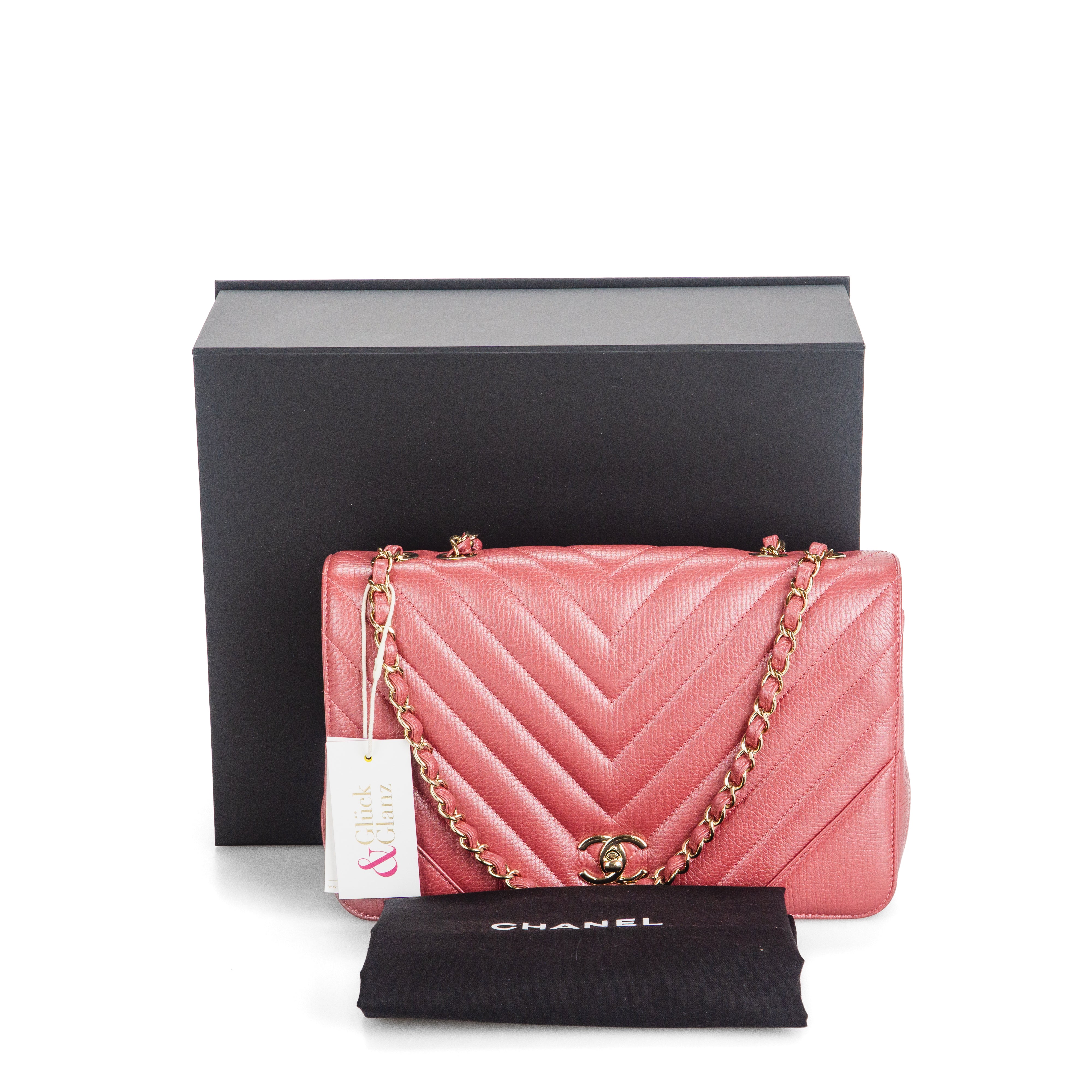 Chevron Flap Bag