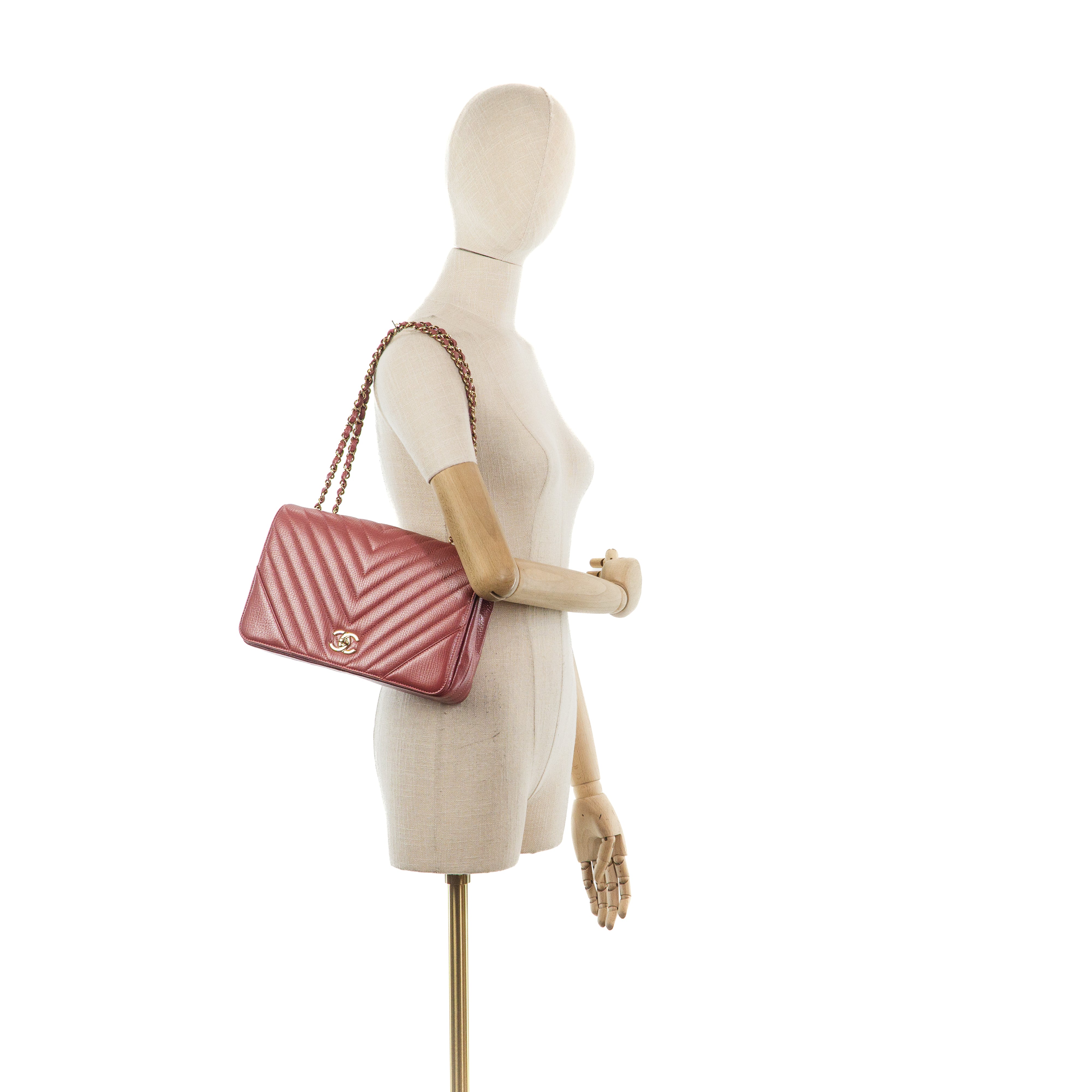 Chevron Flap Bag