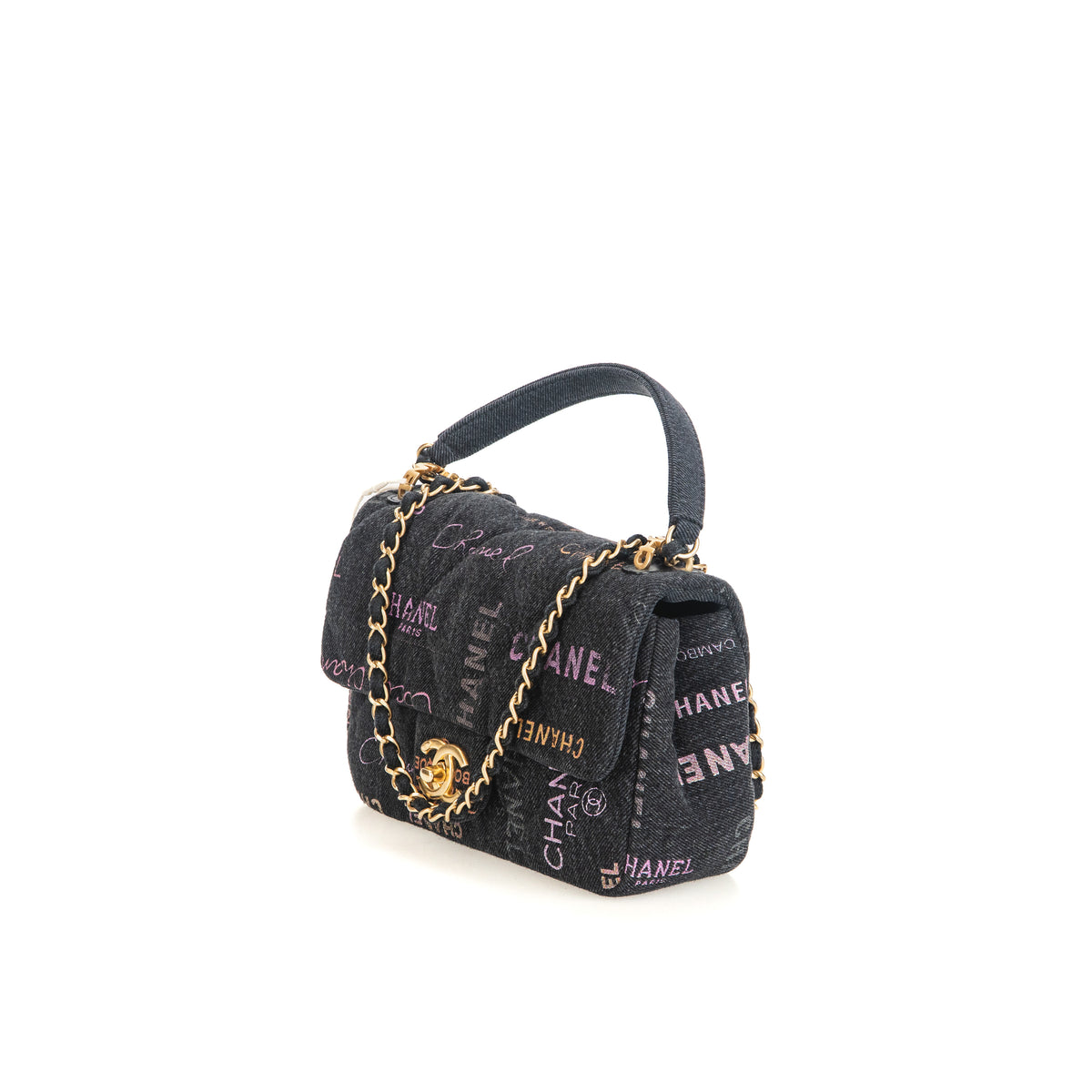 Denim Flap Bag