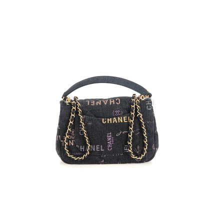 Denim Flap Bag