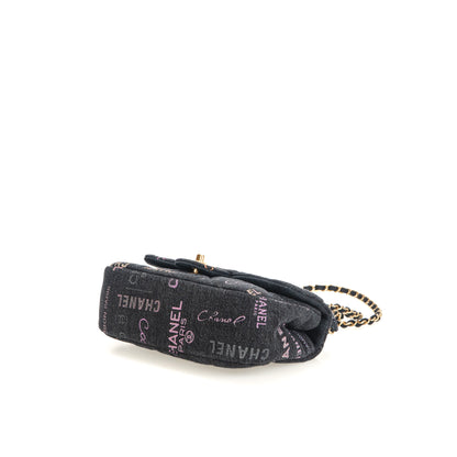 Denim Flap Bag