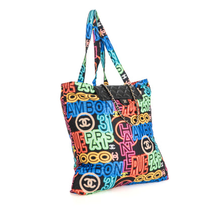 Faltbare Tote Bag mit Flap Bag