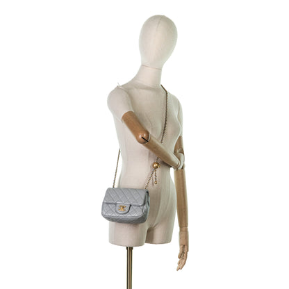 Mini Pearl Crush Flap Bag