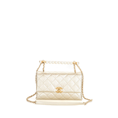 Pearl Flap Bag