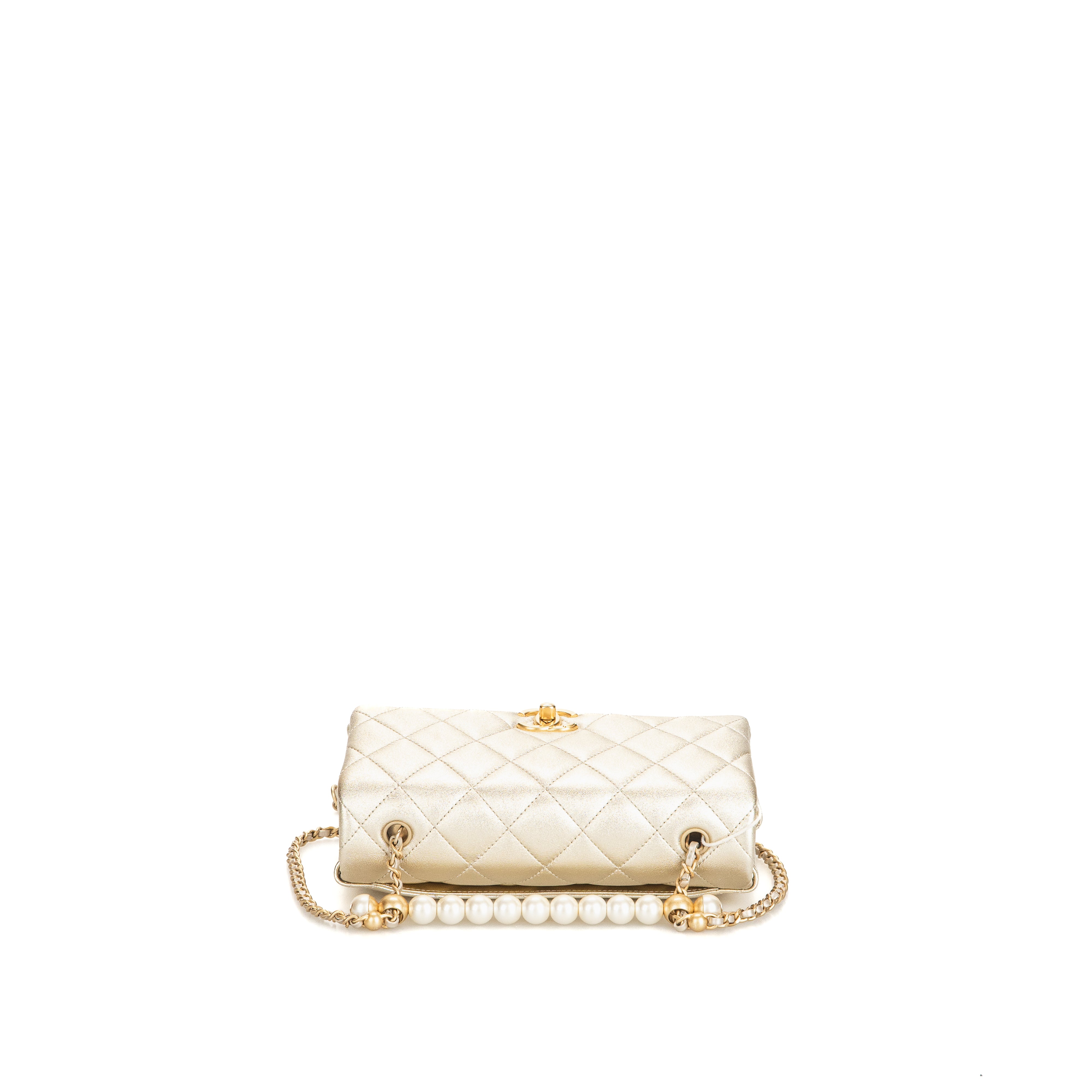 Pearl Flap Bag