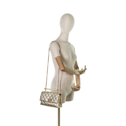 Pearl Flap Bag