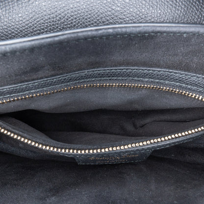 Saddle bag with crossbody strap