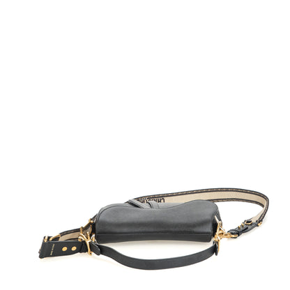 Saddle bag with crossbody strap