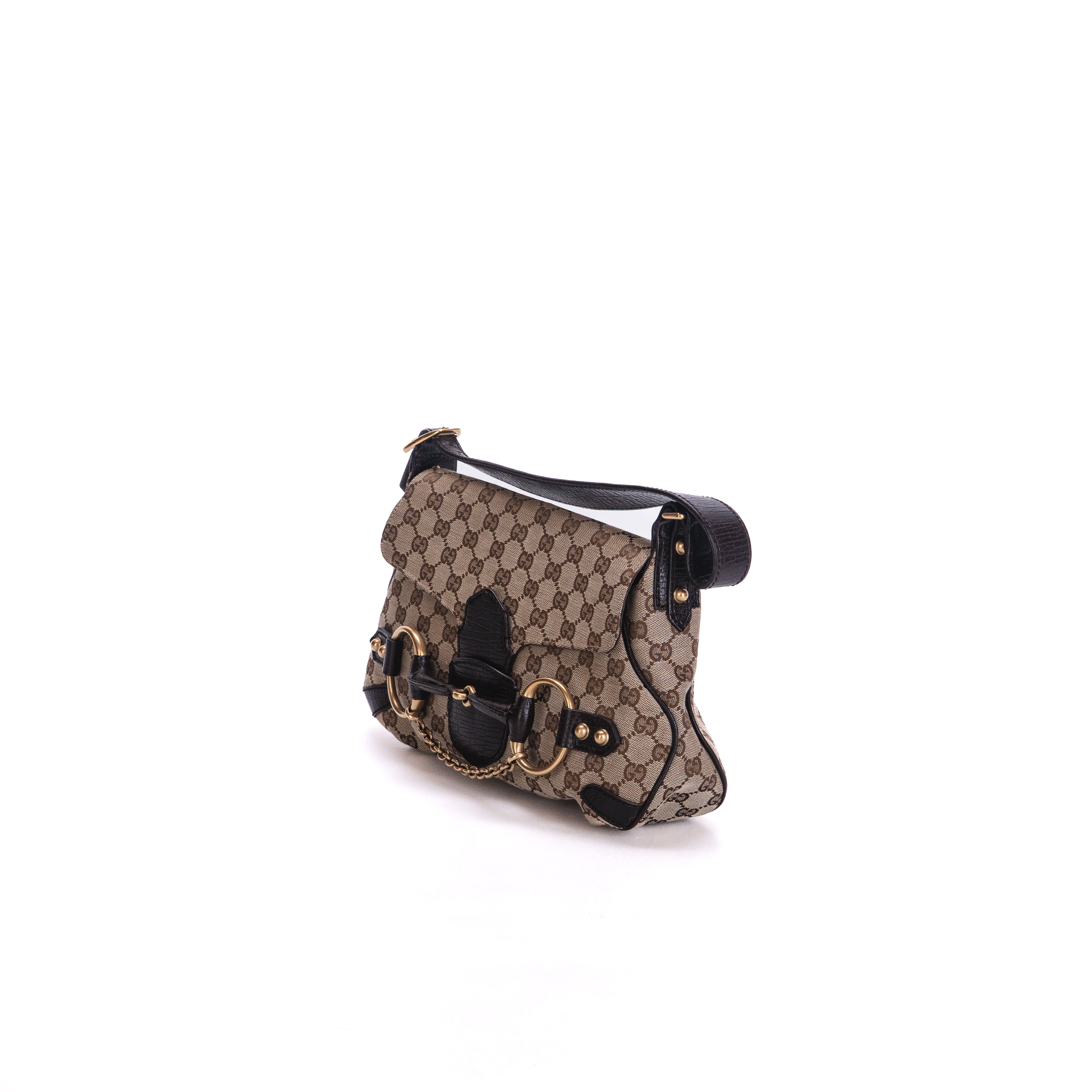 Horsebit Flap Bag