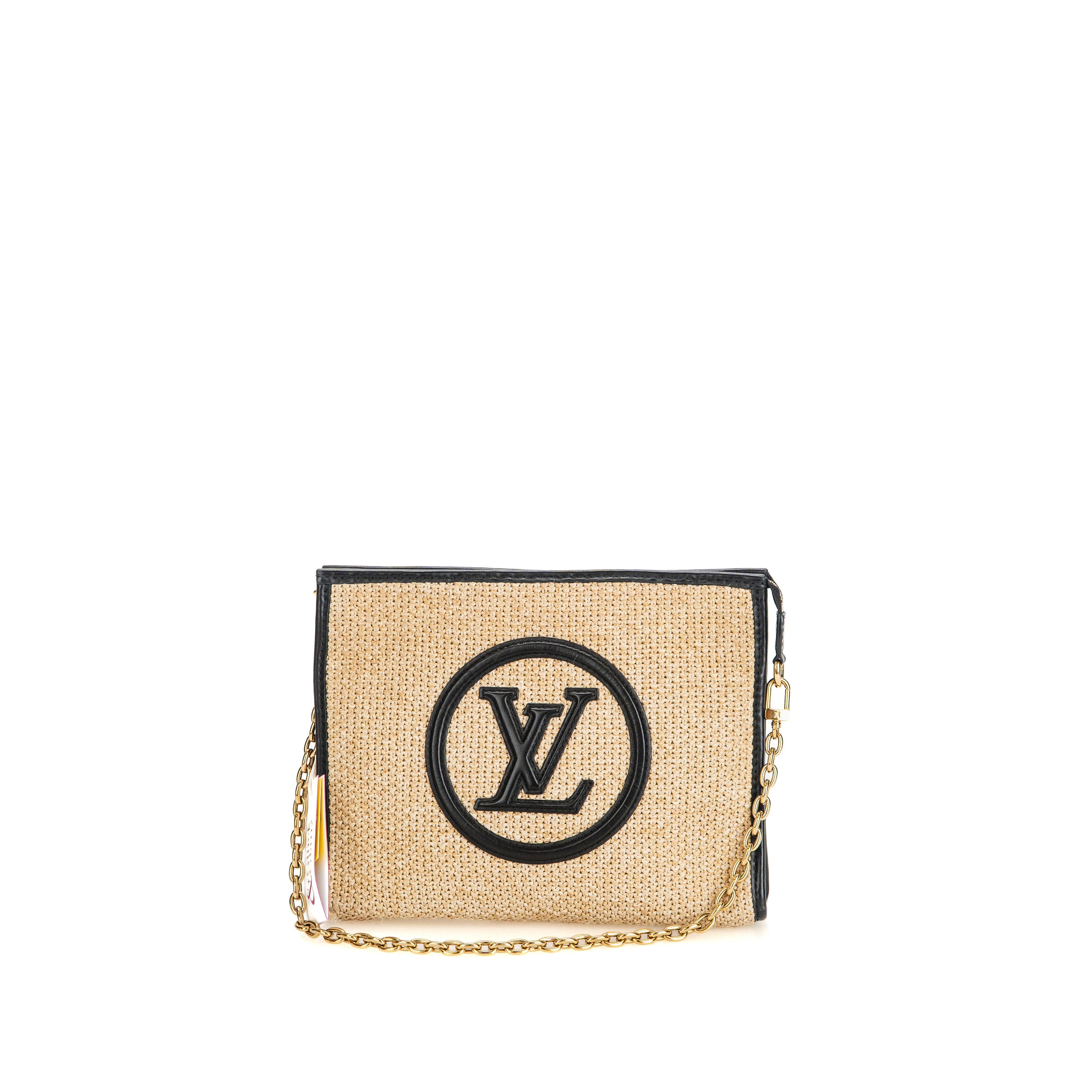 Raffia Clutch
