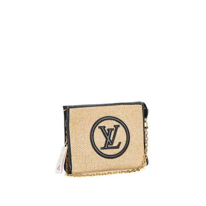 Raffia Clutch