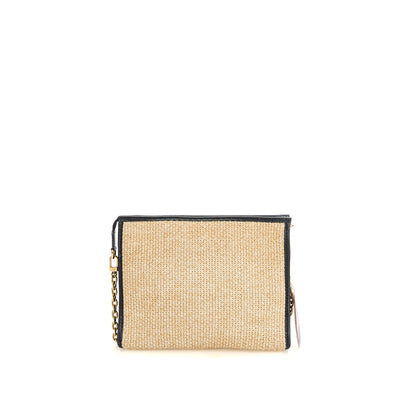 Raffia Clutch
