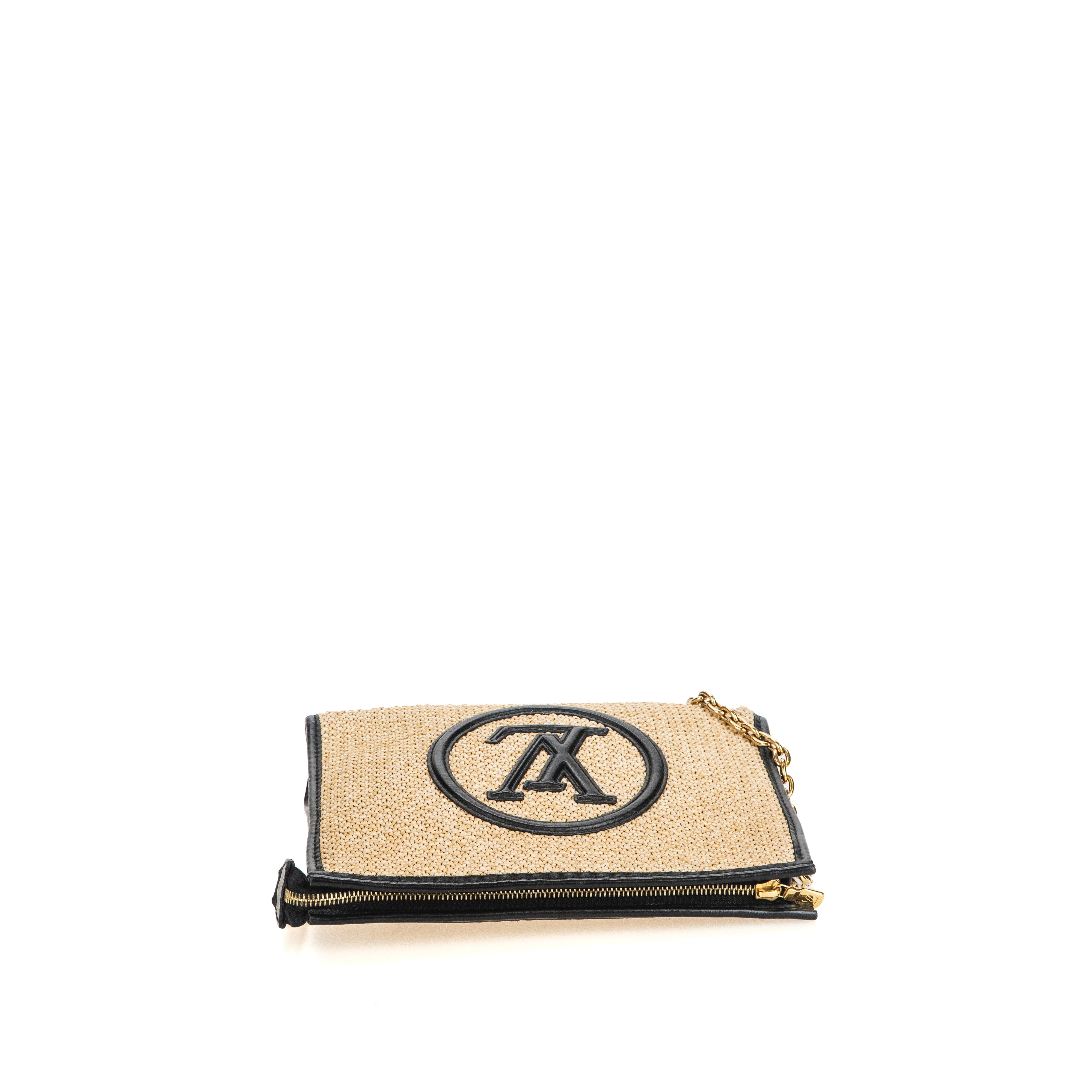 Raffia Clutch