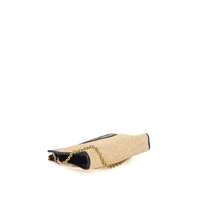 Raffia Clutch