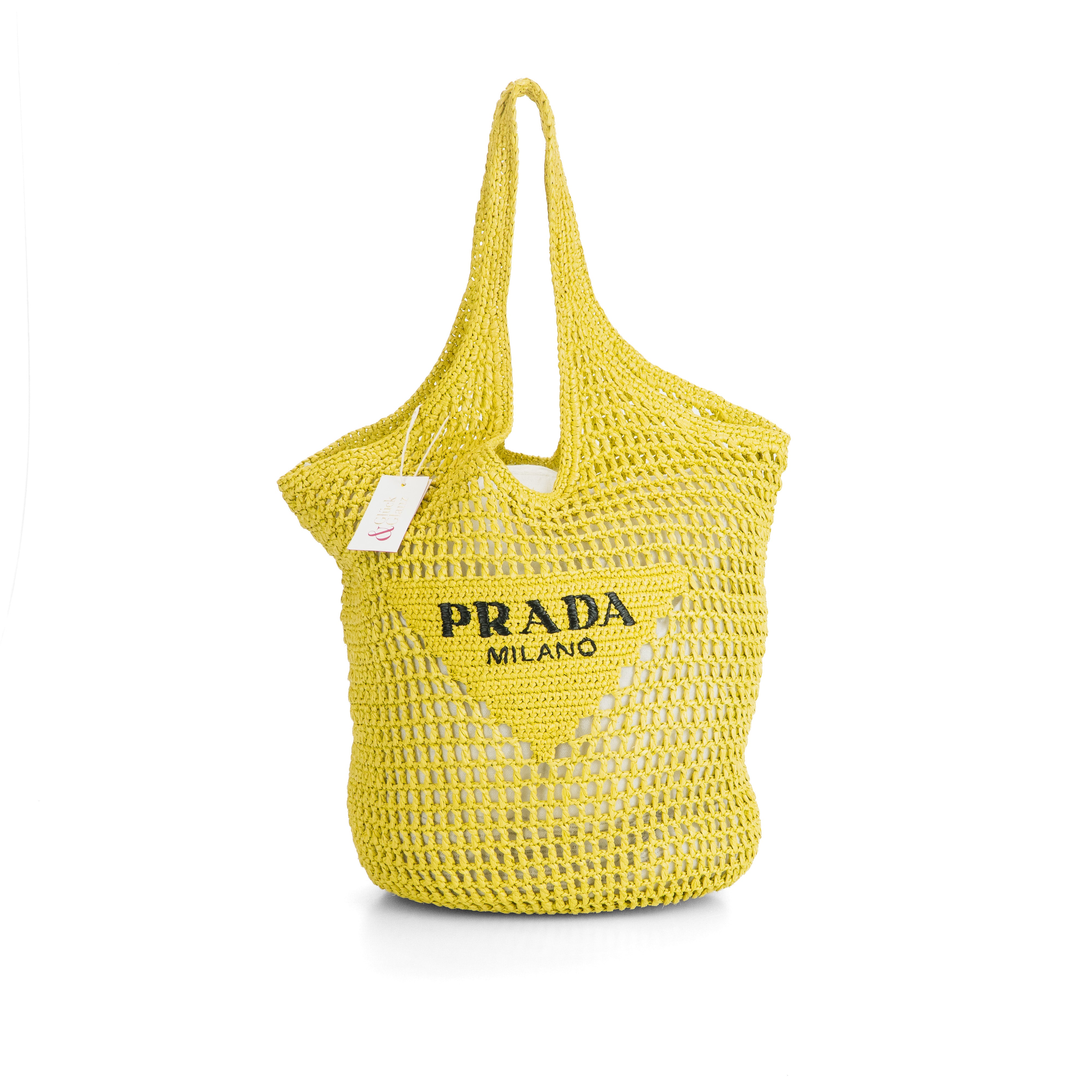 Crochet Raffia Tote Bag