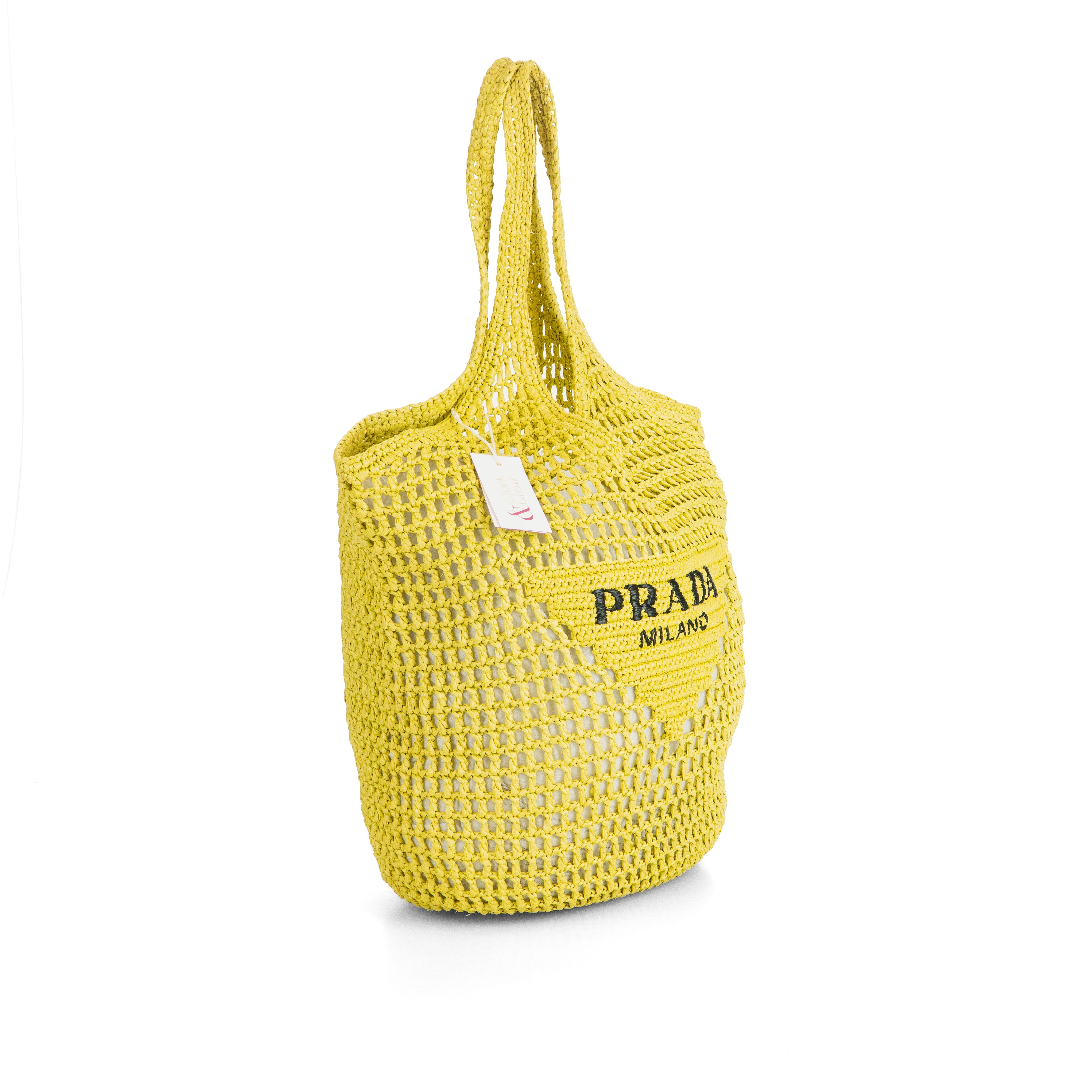 Crochet Raffia Tote Bag