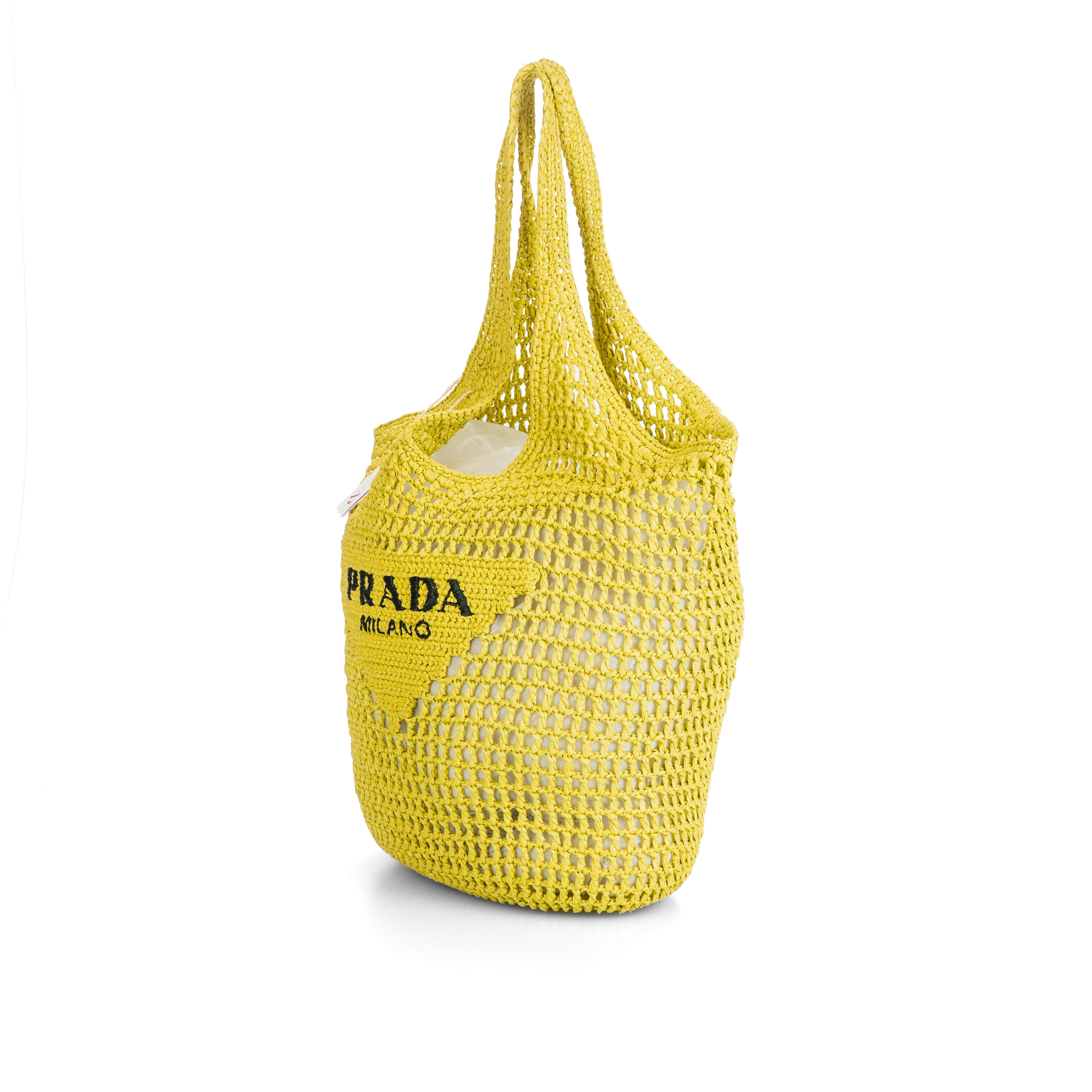 Crochet Raffia Tote Bag