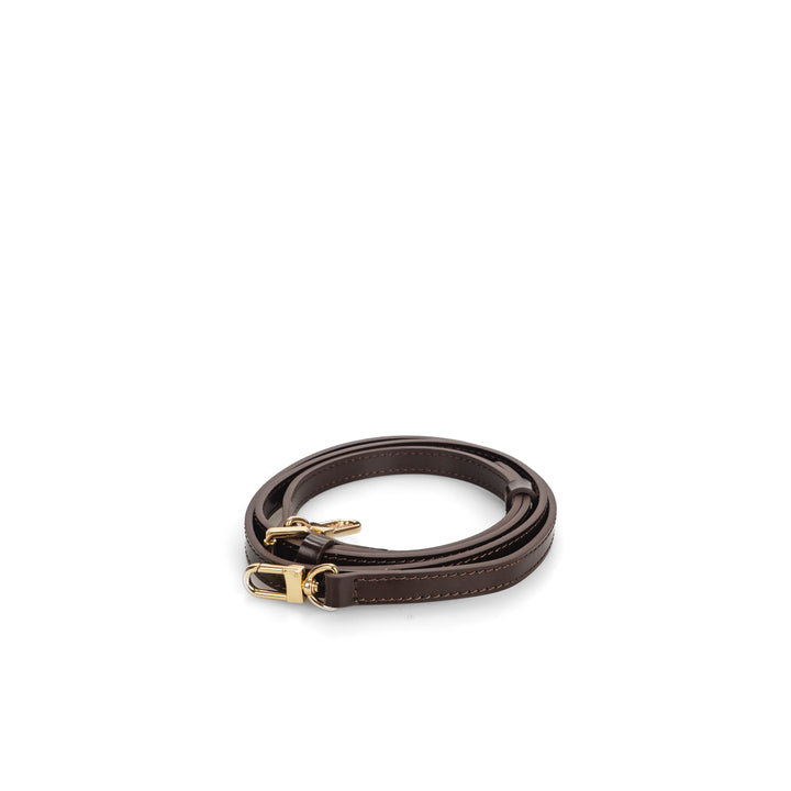 Shoulder strap narrow, adjustable (brown)