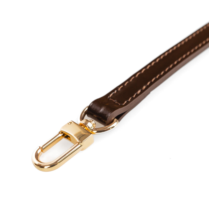 Shoulder strap narrow, adjustable (brown)